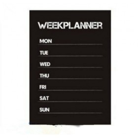 Weekly Planner MEMO Blackboard